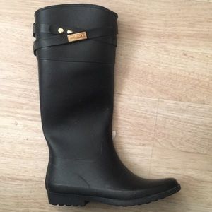 Black Rain Boots